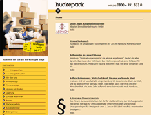 Tablet Screenshot of huckepack.de